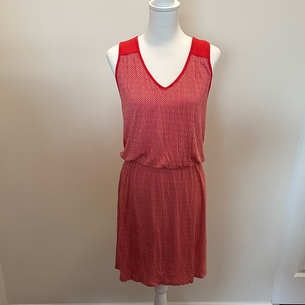 Deletta Red Sleeveless Dress